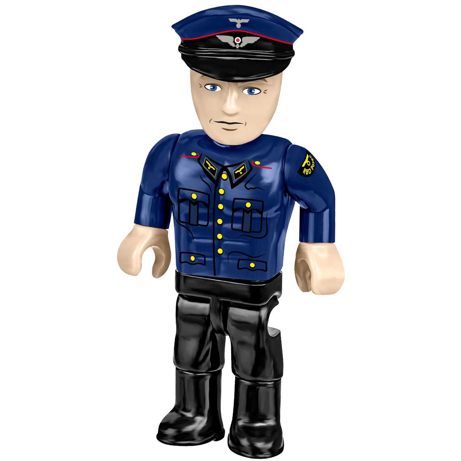 Locomotora de vapor COBI EDICIÓN EJECUTIVA DR BR 03 Tren y grúa acuática: Set n.° 6286