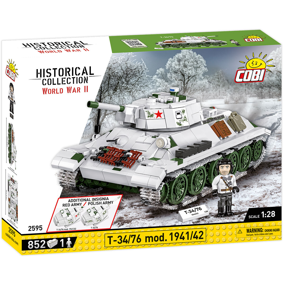 Carro armato T-34/76 mod. 1941/42 COBI: SET #2595