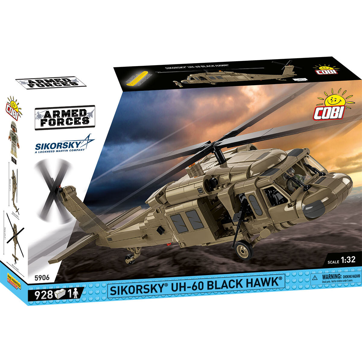 COBI Sikorsky UH-60 Black Hawk Helicopter: Set #5906