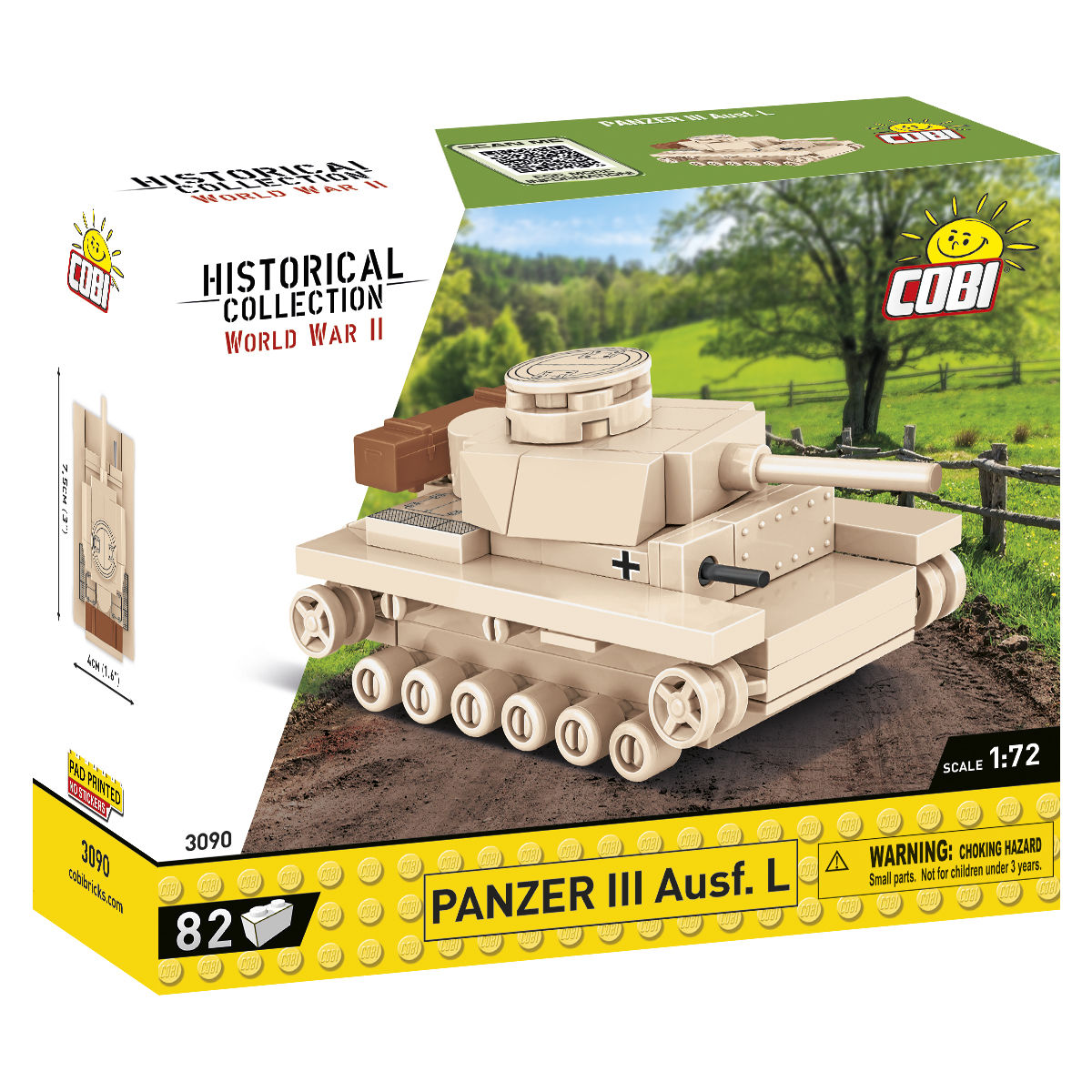 COBI Carro Panzer III Ausf. L in scala 1:72: Set #3090