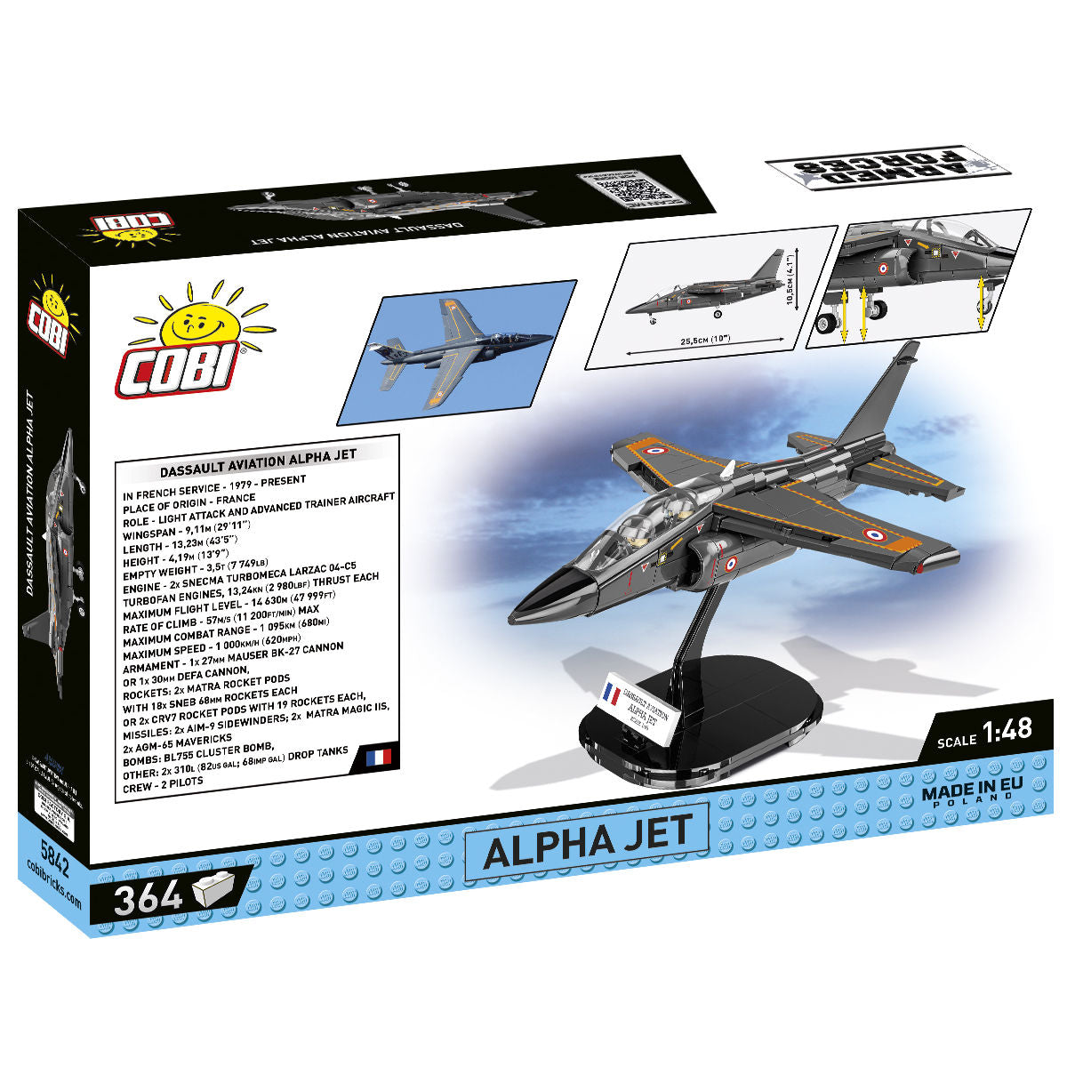 COBI Alpha Jet Attack Aircraft: Set #5842