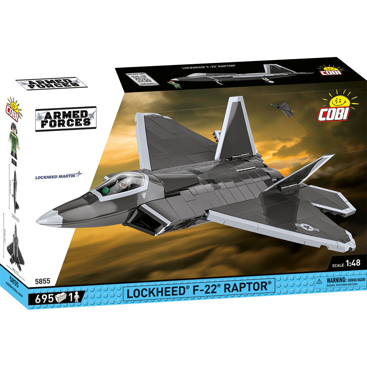 COBI Lockheed F-22 Raptor Fighter Jet : Set #5855