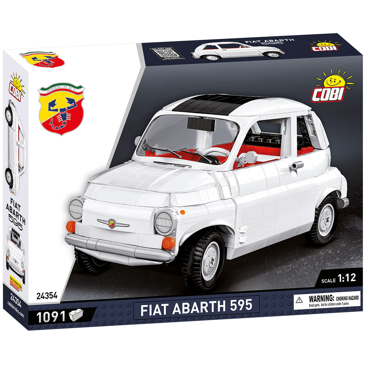 COBI Fiat Abarth 595 Car: Set #24354