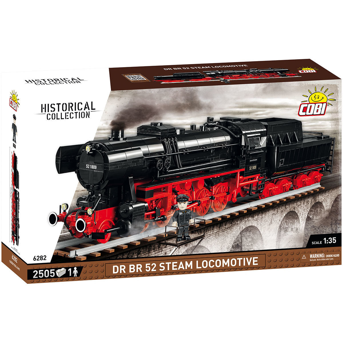 COBI Locomotiva a vapore DR BR 52: Set #6282