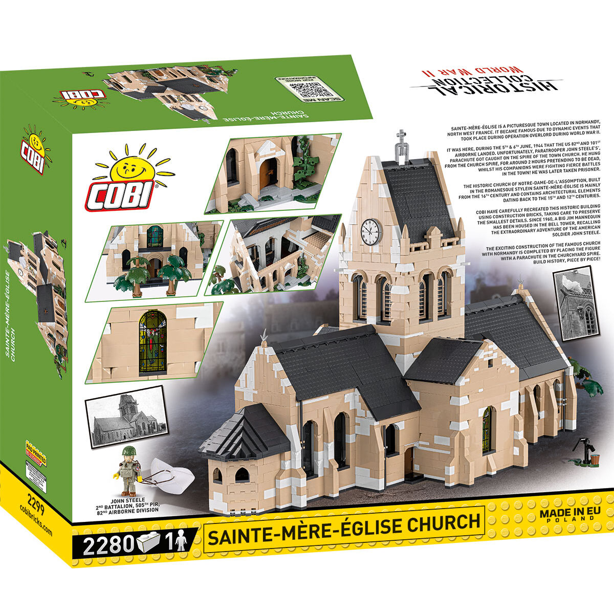 COBI Iglesia de Sainte-Mère-Église: SET #2299