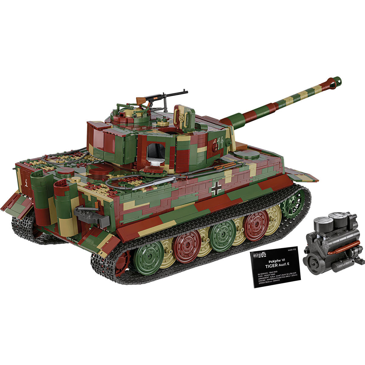 COBI EDICIÓN EJECUTIVA PzKpfw VI Ausf. Tanque Panzer E: Conjunto #2807