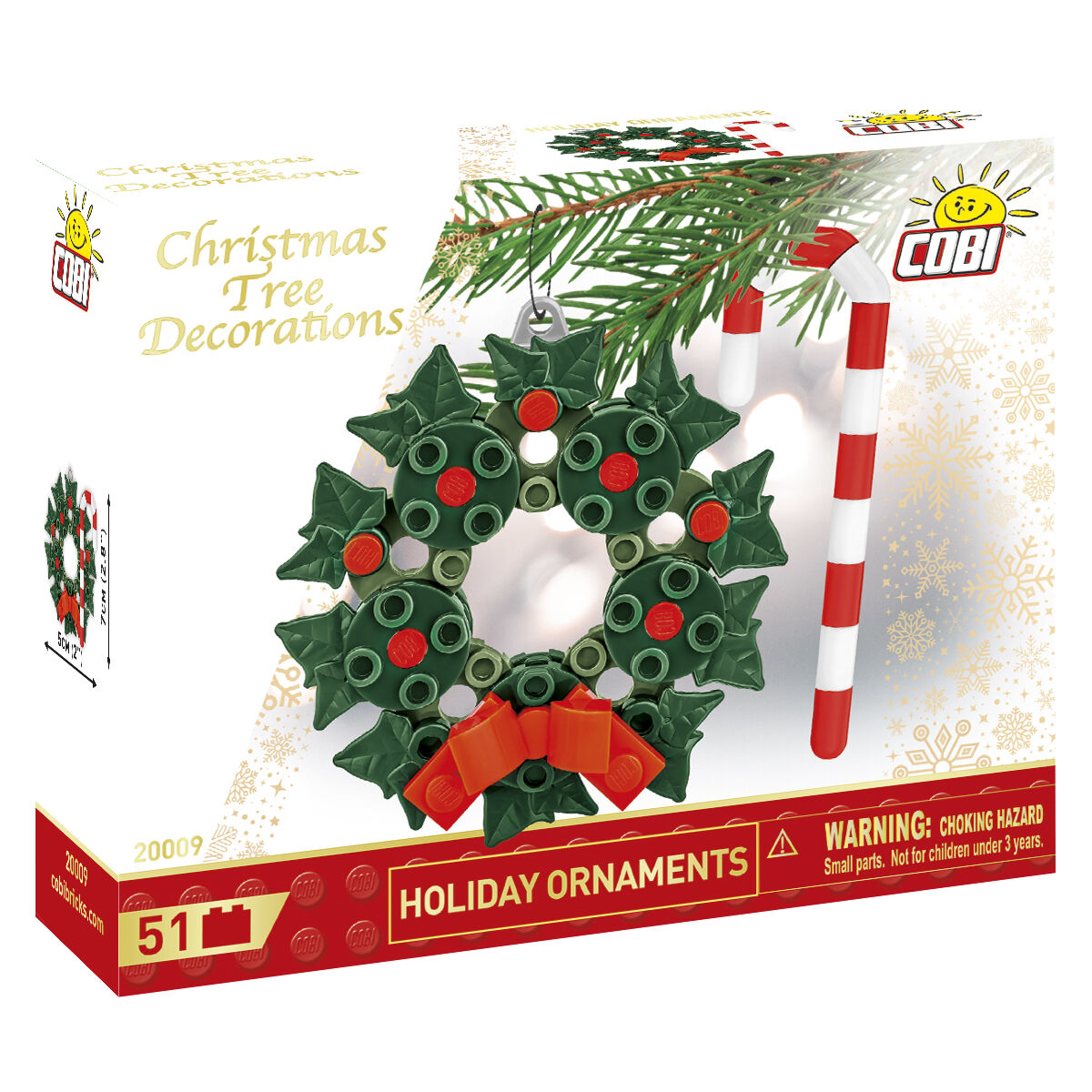 COBI Holiday Wreath Ornament: Set #20009