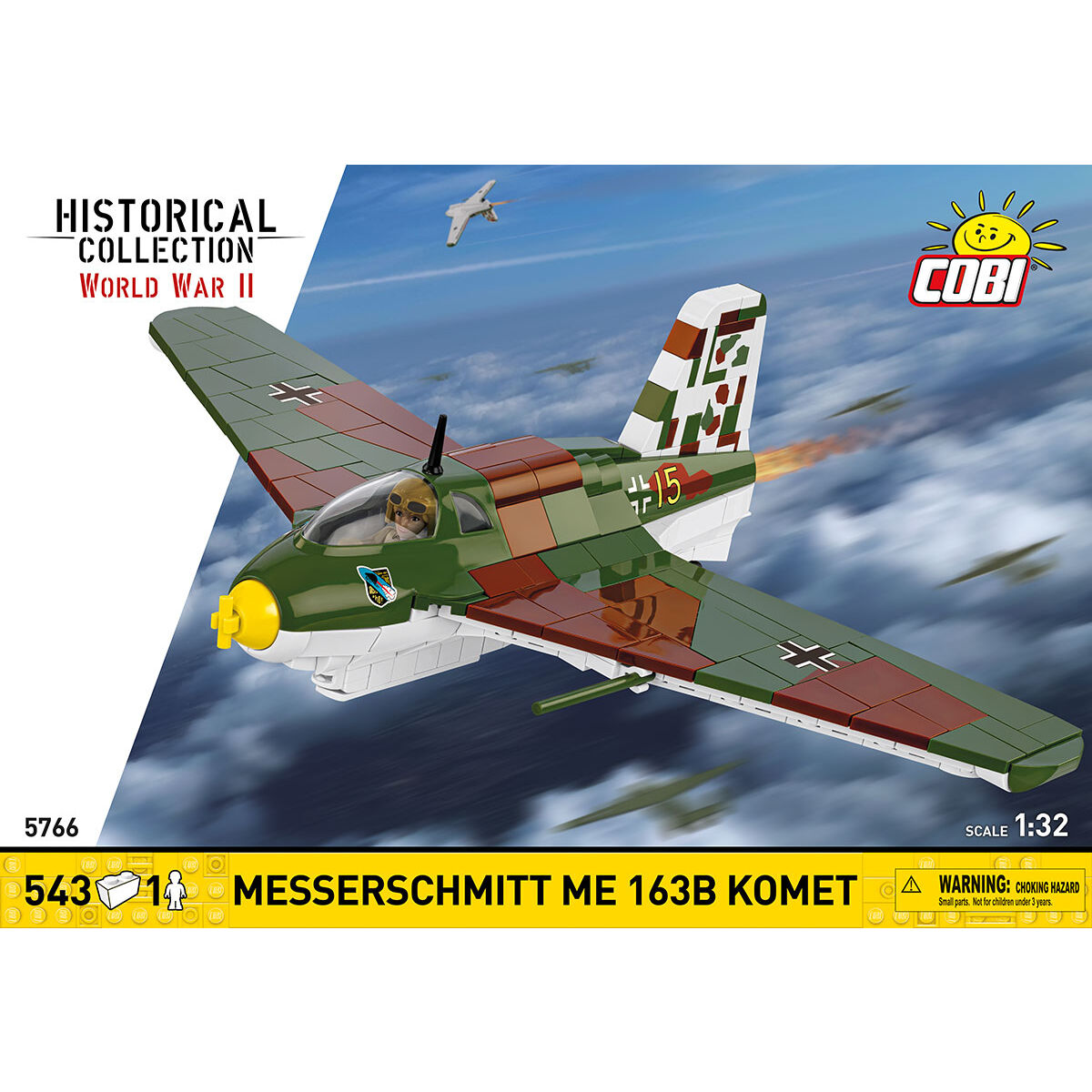 Caza a reacción COBI Messerschmitt Me 163B Komet: Serie n.° 5766