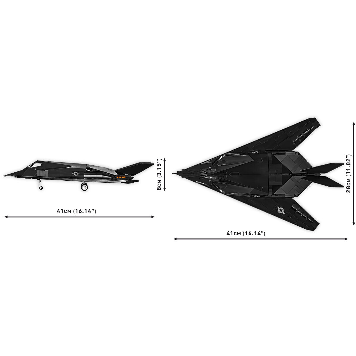 Caza furtivo COBI F-117 Nighthawk: Set n.° 5903