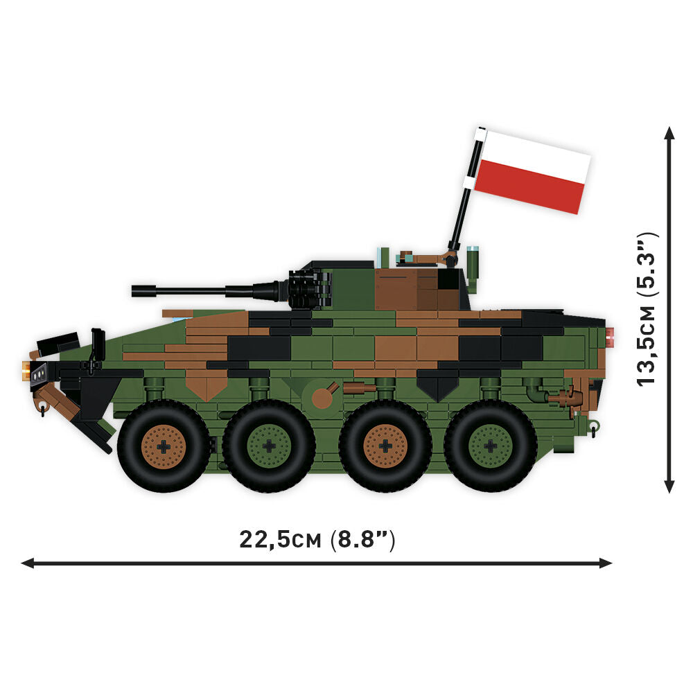 Vehículo polivalente COBI KTO Rosomak (PL/UA): SET #2629
