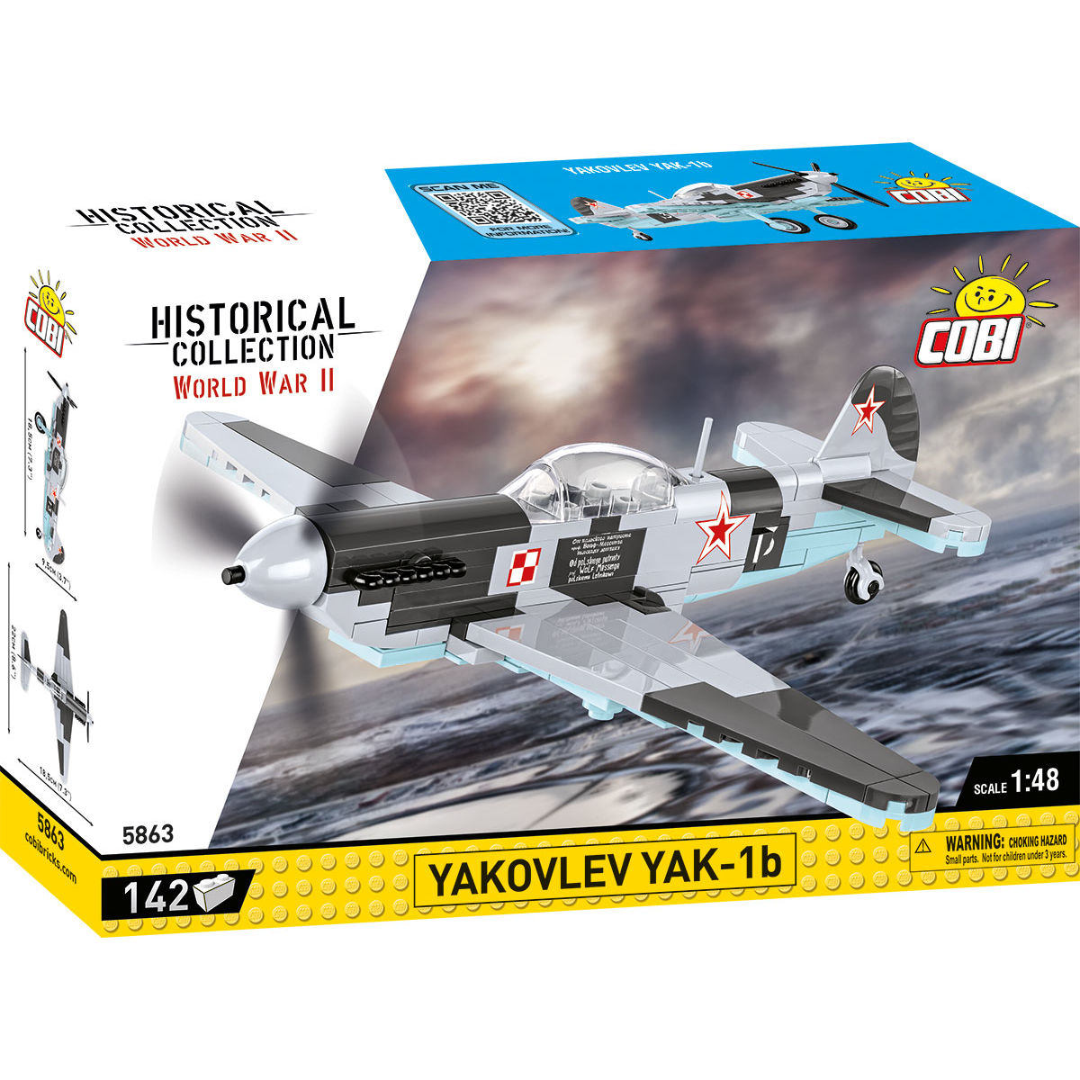 Avión de combate COBI Yakovlev YAK-1b: SET #5863