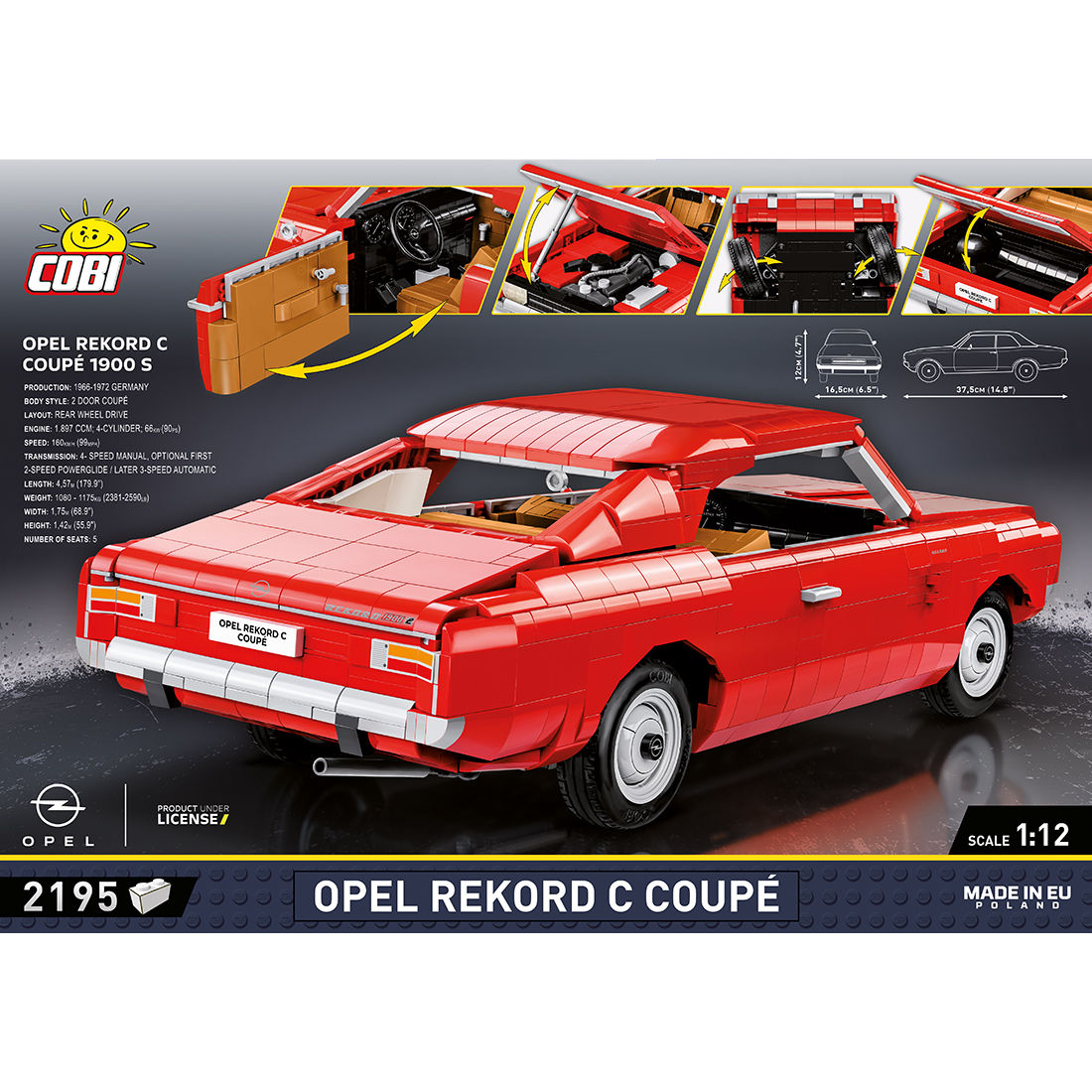 COBI Opel Rekord C Coupé: Juego #24345