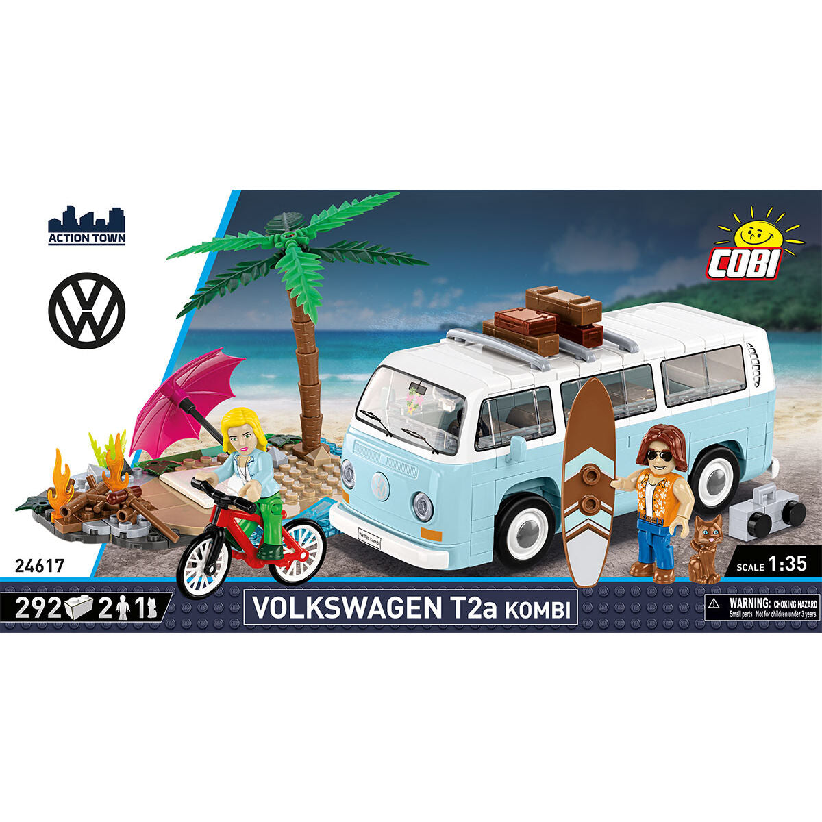 COBI Volkswagen T2a Kombi Furgoneta: Juego #24617