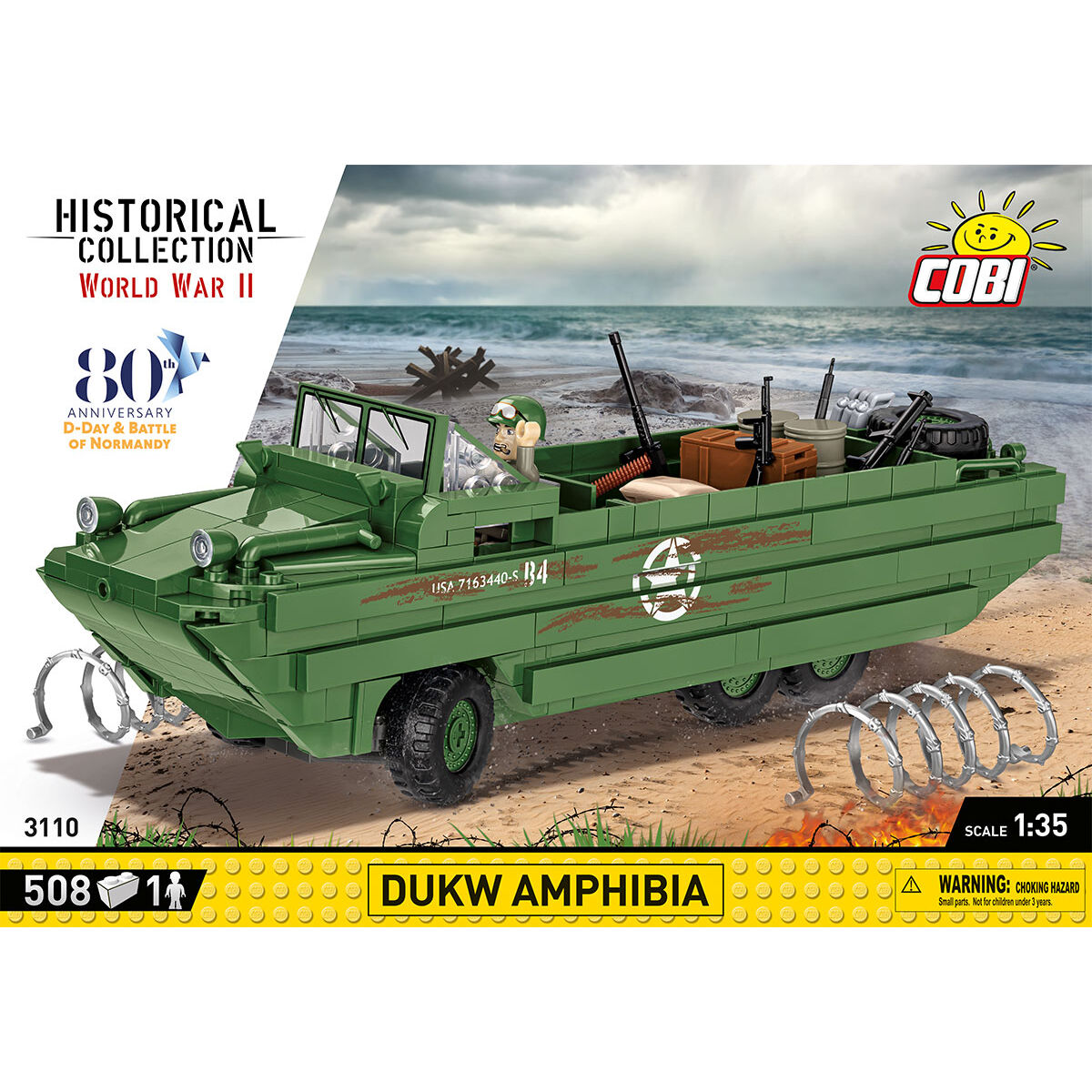 Vehículo de aterrizaje anfibio COBI Dukw: Set n.° 3110
