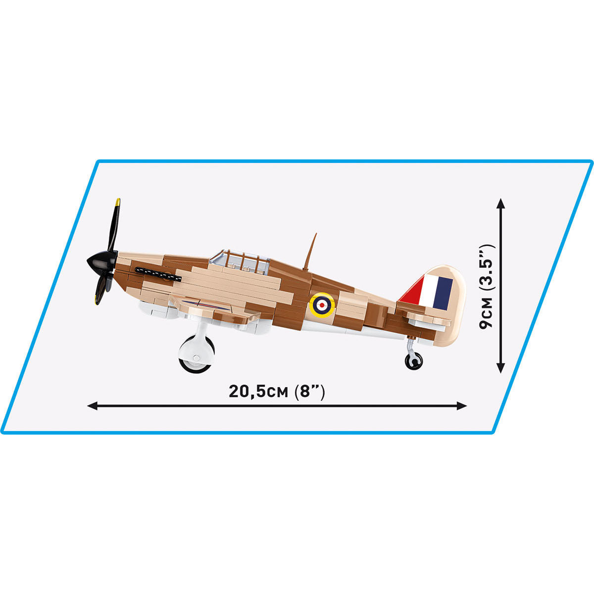 Caza COBI Hawker Hurricane MK. I escala 1:48: Set n.° 5866