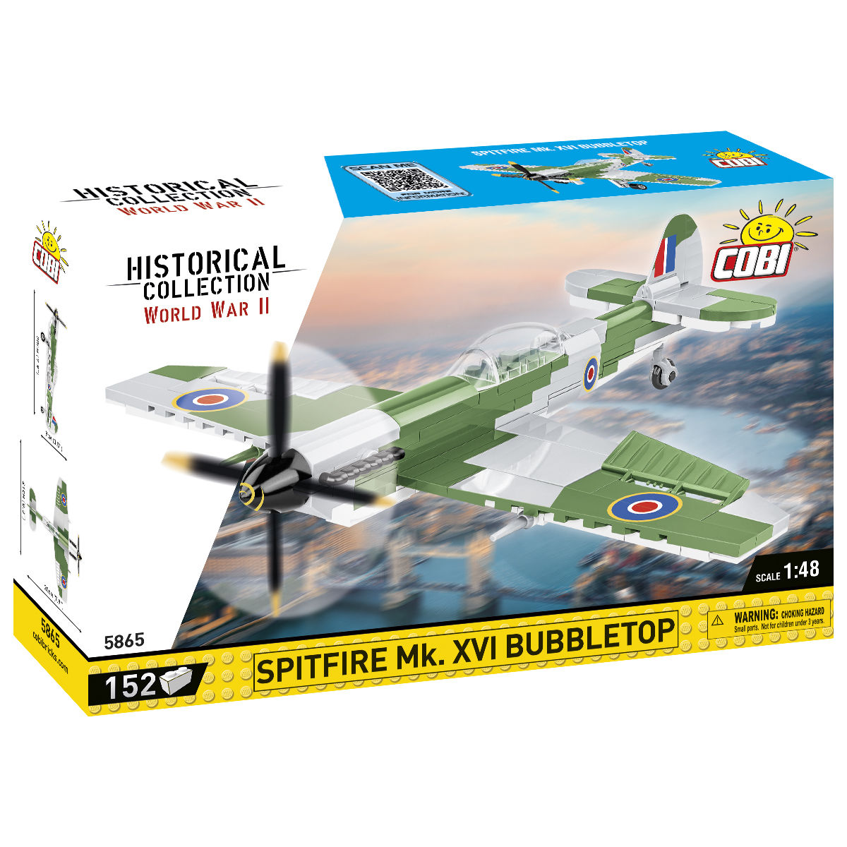 COBI Spitfire Mk. XVI Bubbletop : Set #5865