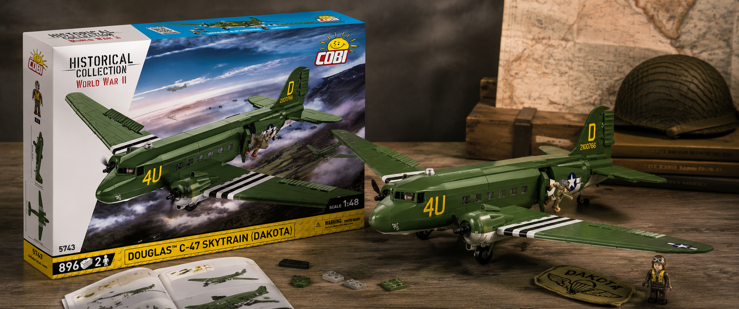 3 Reasons To Buy The COBI Douglas C-47 Skytrain (Dakota) Transport Plane