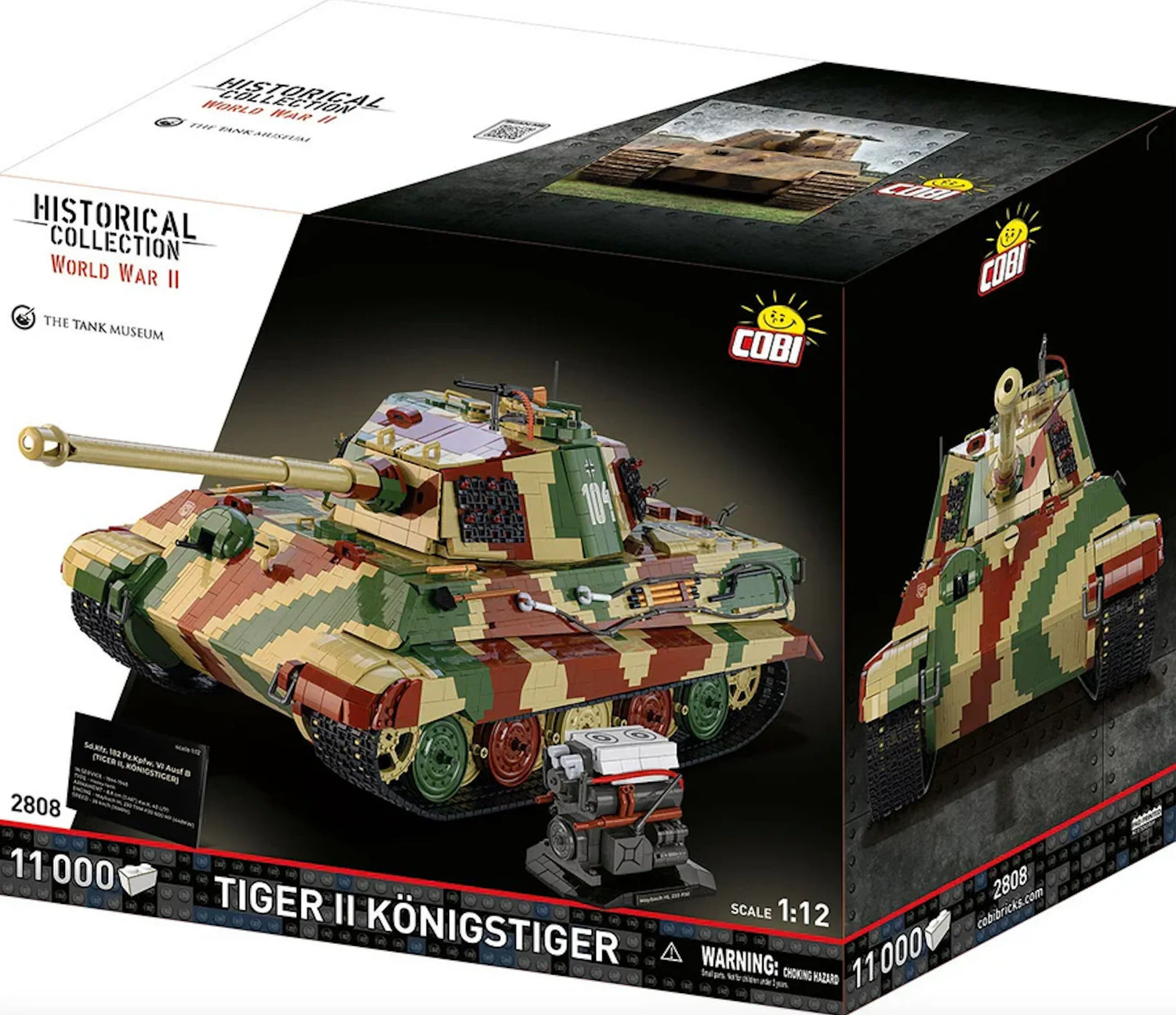 Here it comes, the biggest COBI set EVER: the Tiger II Königstiger 1:12 scale just in time for the holidays!
