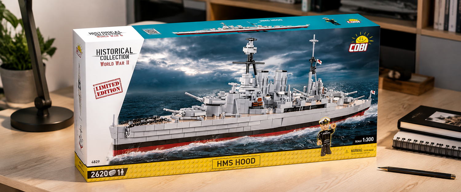 Bring The HMS Hood Back To Life With Cobi Limited Edition Set