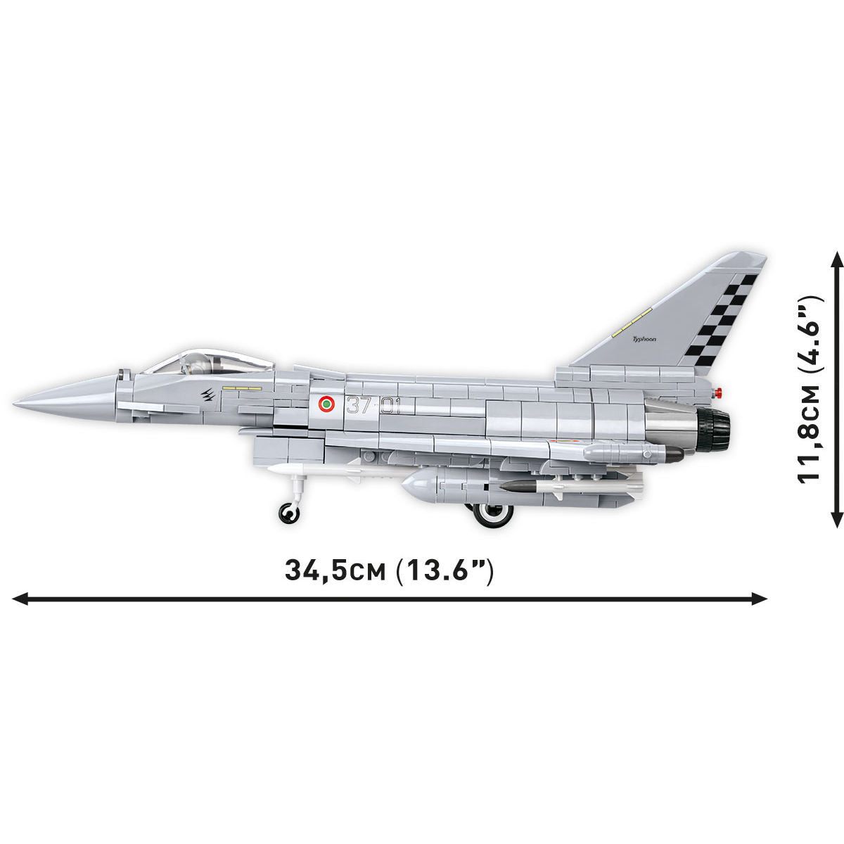 COBI Eurofighter F2000 Typhoon Fighter (Italia): Set n.° 5849