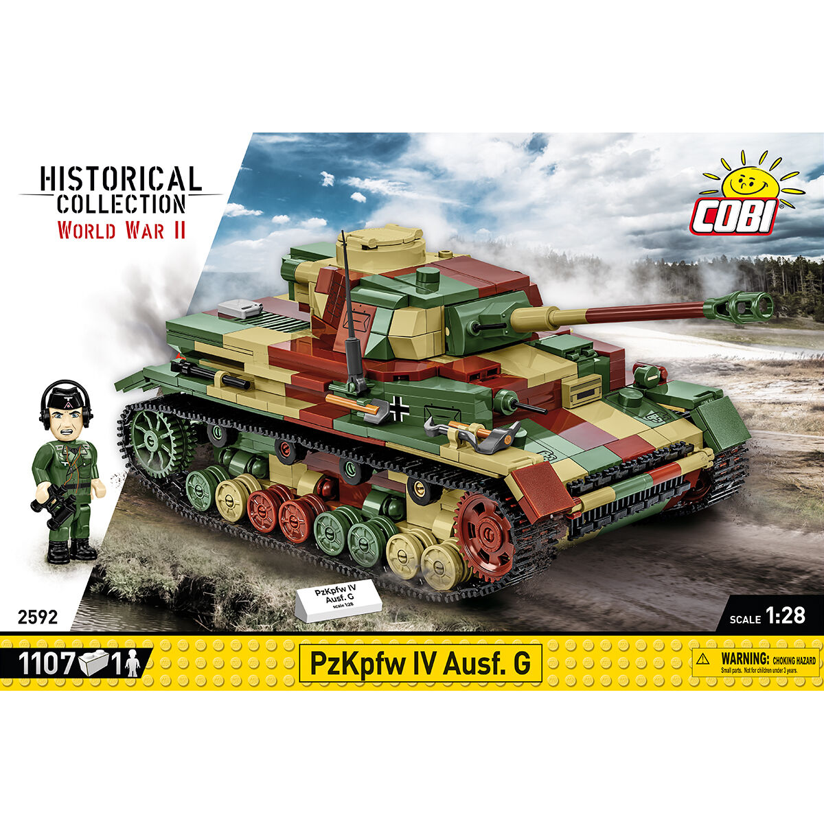COBI PanzerKampfWagen IV Ausf. Tanque G: Conjunto #2592