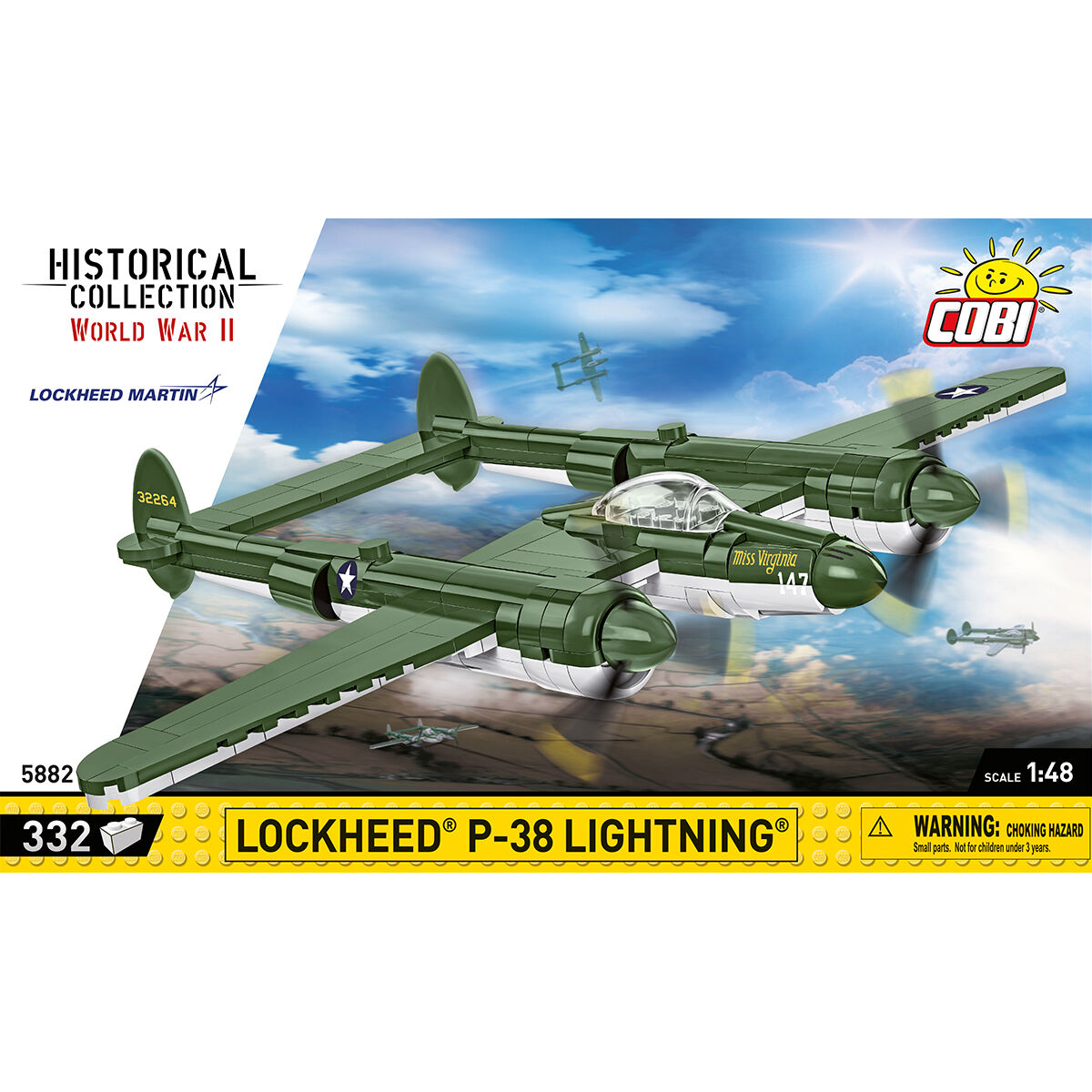 COBI Lockheed P-38 Lightning Fighter : Set #5882 – COBI Official Store