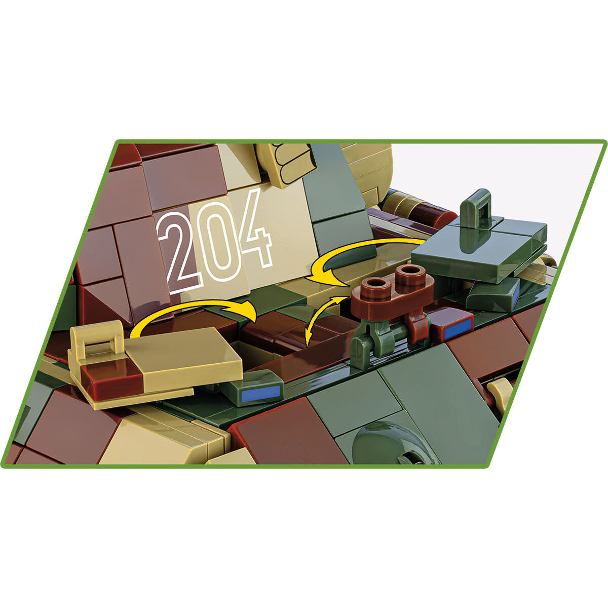 COBI Pz.Kpfw. V PANTHER Ausf. Un tanque: Conjunto #2654