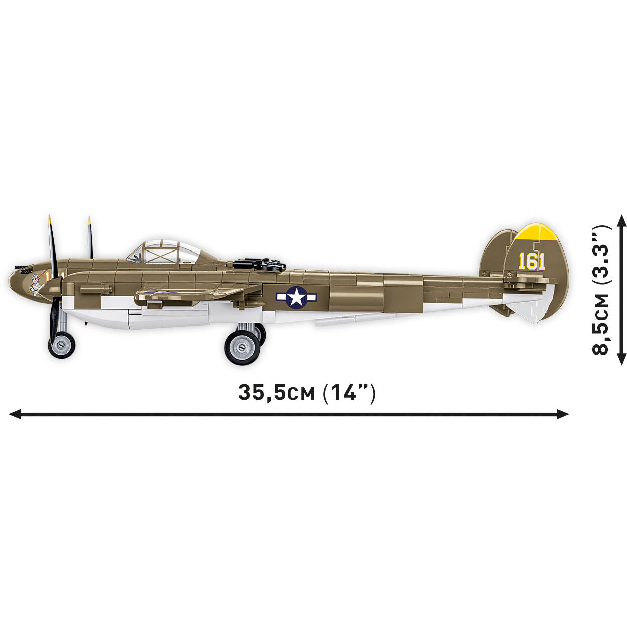 Caza COBI Lockheed P-38 Lightning (H): Conjunto n.° 5763