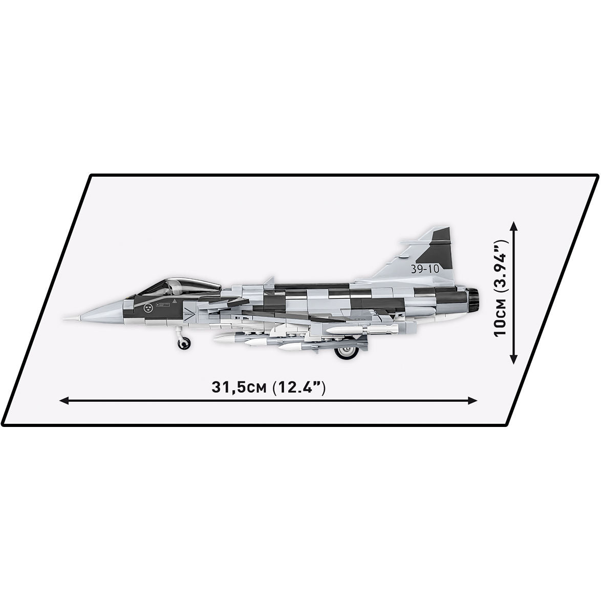 Jet de combate COBI SAAB JAS 39 Gripen E: Juego n.° 5820