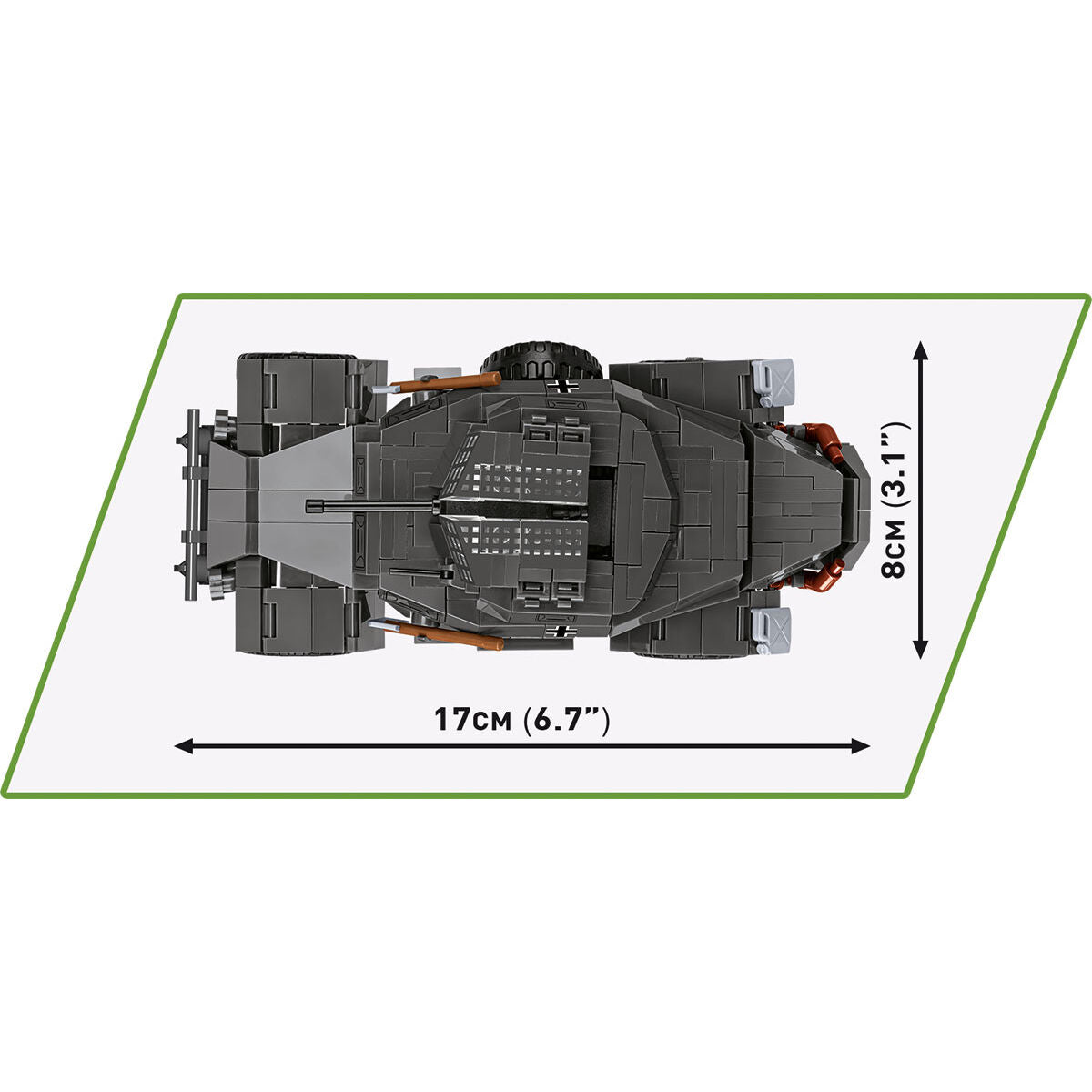 COBI Sd.Kfz. 222 Armored Vehicle: Set #2657
