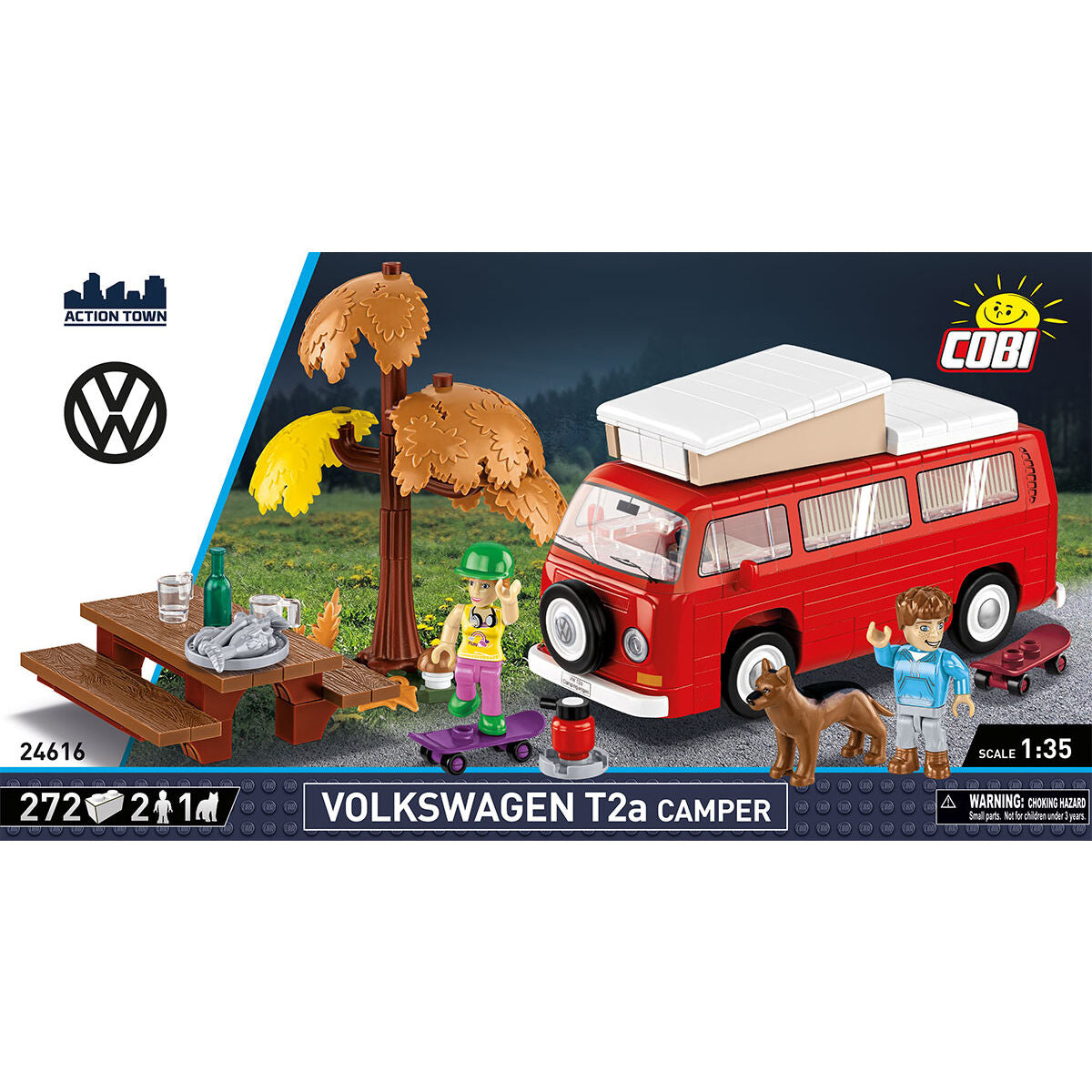 Furgoneta camper COBI Volkswagen T2a: Set #24616