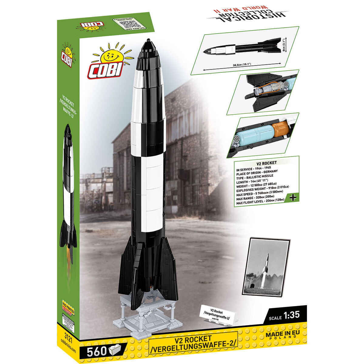 COBI V2 Rocket Vergeltungswaffe-2 : Set #3121