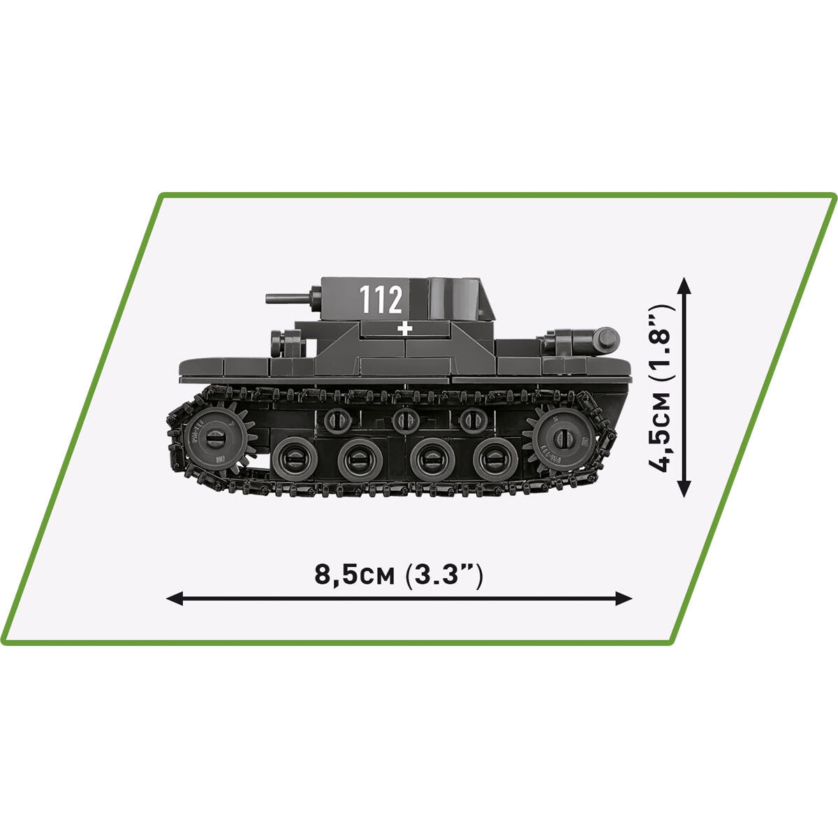 Tanques COBI Renault R35, Valentine IX y Panzer I 1:48: Set n.° 2740