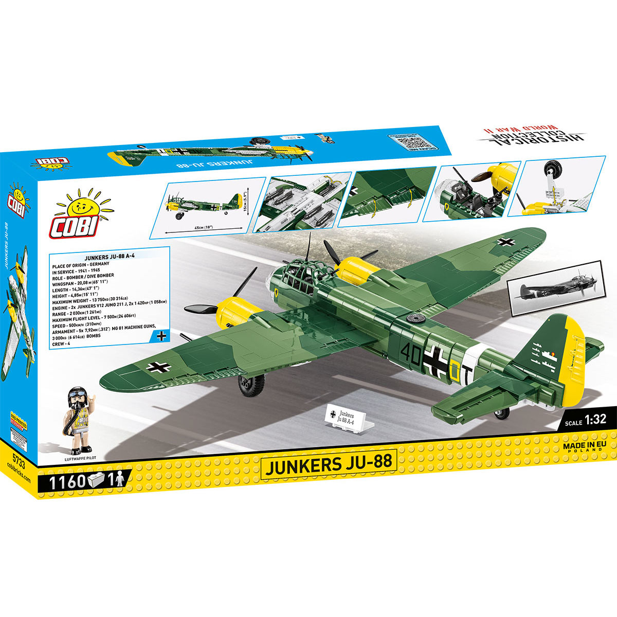 COBI Junkers JU-88: Set #5733