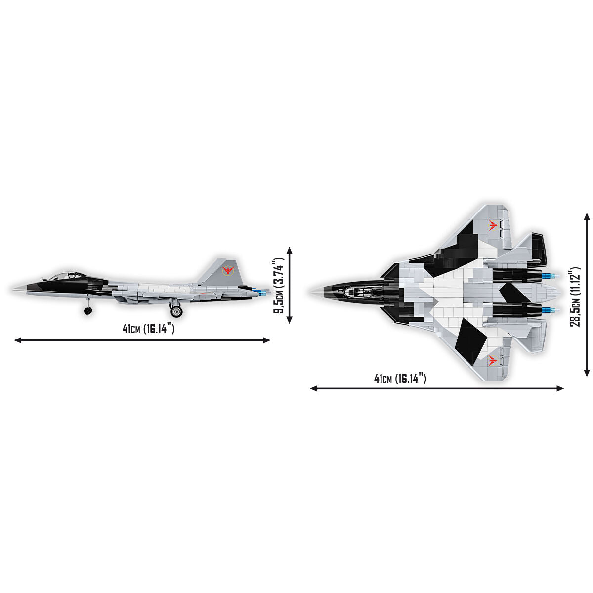 Caza COBI TOP GUN Su-57 FELON: Conjunto n.° 5921