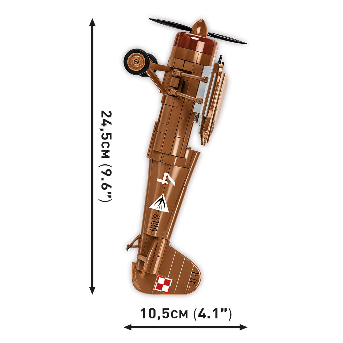 Avión de combate COBI PZL P.11c: Colección n.° 5742