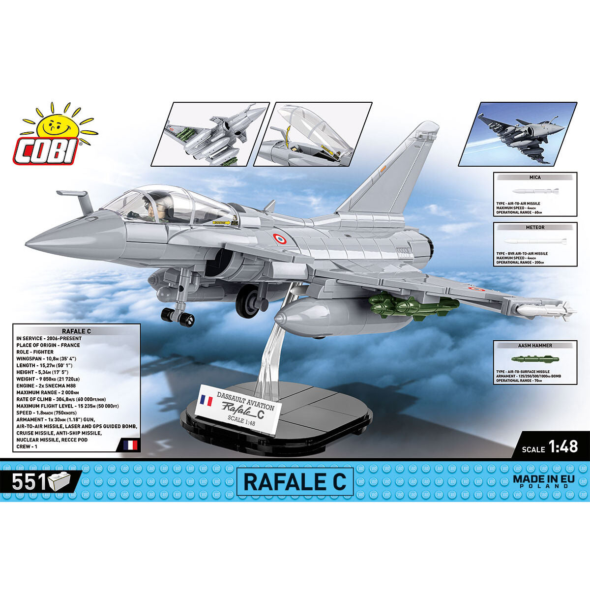 COBI Dassault Rafale C Fighter Jet: Set #5901