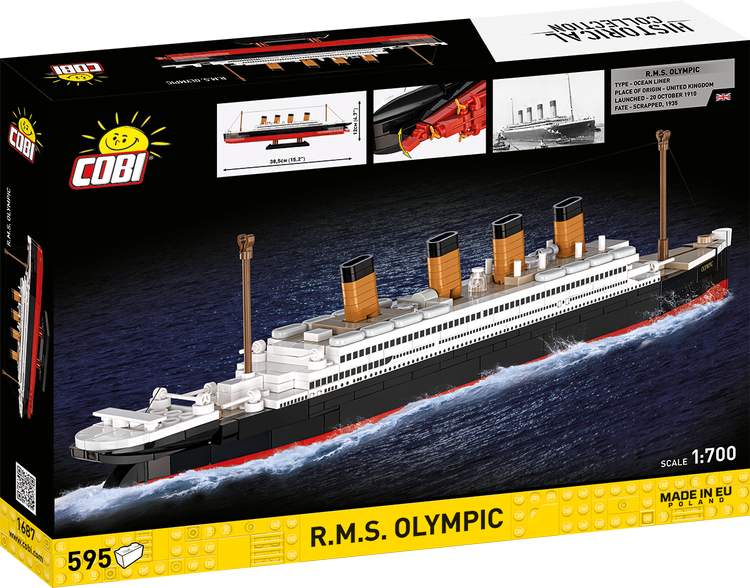 Transatlántico COBI RMS Olympic: Serie n.° 1687