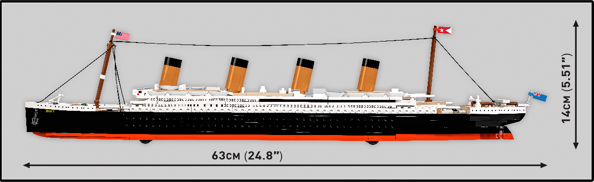 COBI R.M.S. Titanic Ocean Liner: Set #1688
