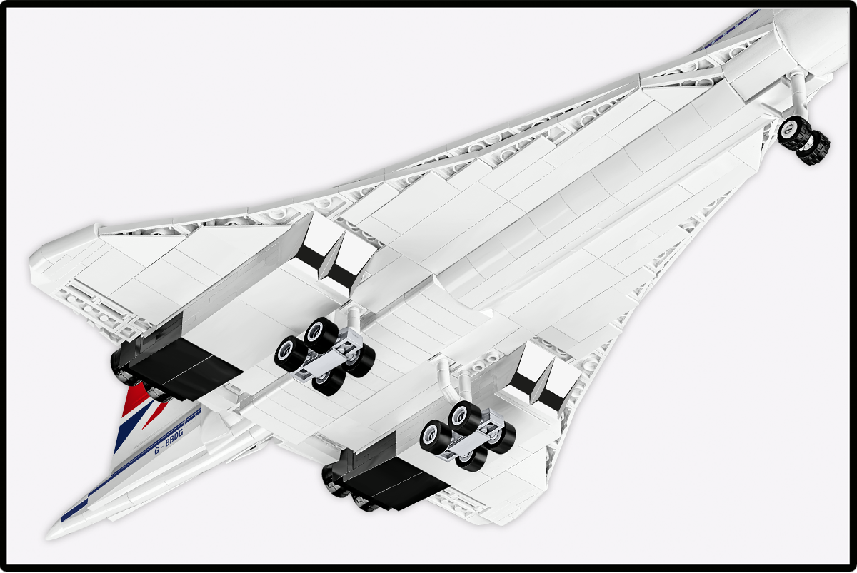 Avión de pasajeros COBI Concorde G-BBDG: Serie n.° 1917