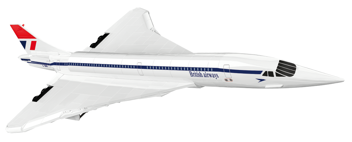 Avión de pasajeros COBI Concorde G-BBDG: Serie n.° 1917