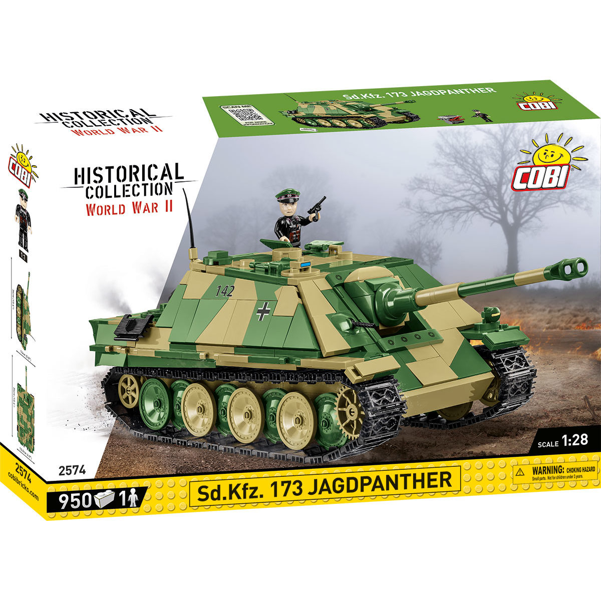 COBI Sd.Kfz. 173 Jagdpanther Tank Destroyer : Set #2574