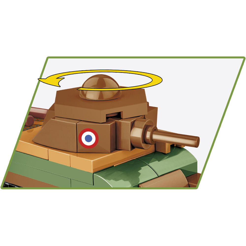 COBI Somua S-35 Tank 1:72 Scale: Set #3093