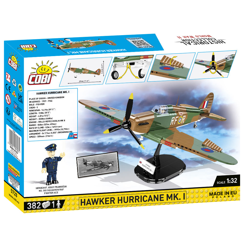 COBI Hawker Hurricane MK. 1 Fighter: Set #5728