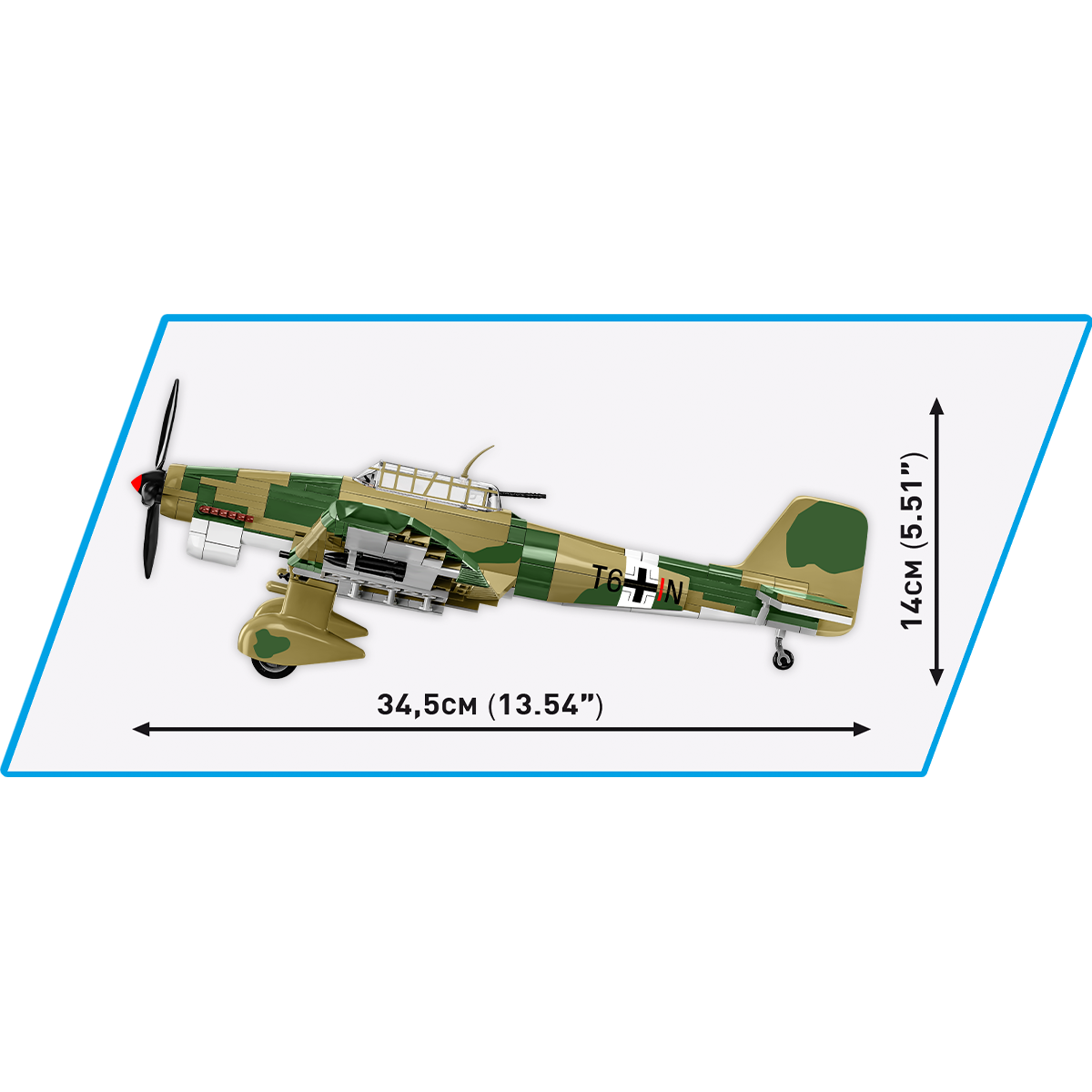Bombardero en picado COBI Junkers JU 87 B-2: Conjunto n.° 5748