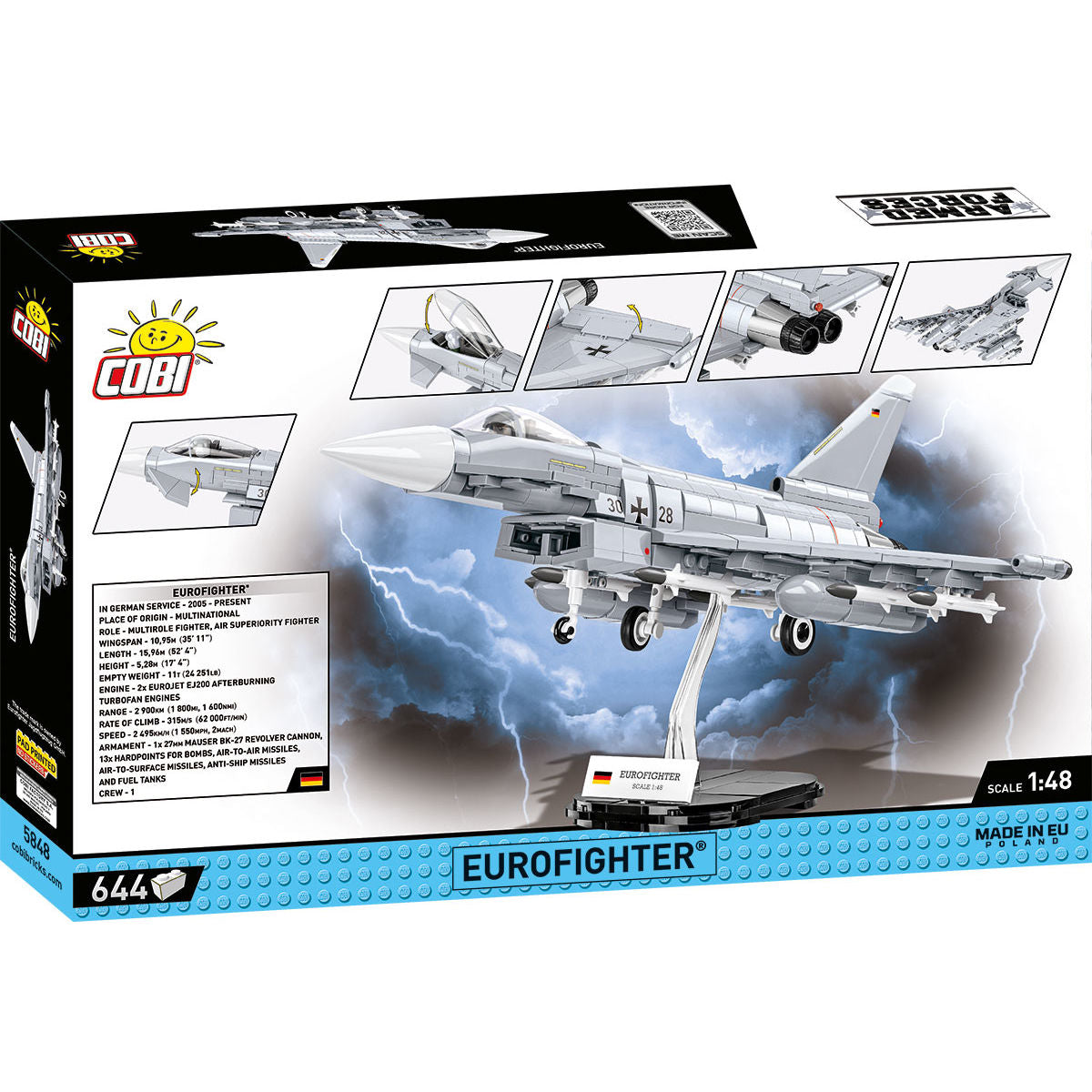 COBI Eurofighter Typhoon Jet Fighter (Germany) : Set #5848