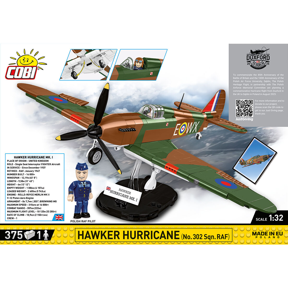 Caza COBI Hawker Hurricane (Escuadrón n.° 302 de la RAF): Serie n.° 5762