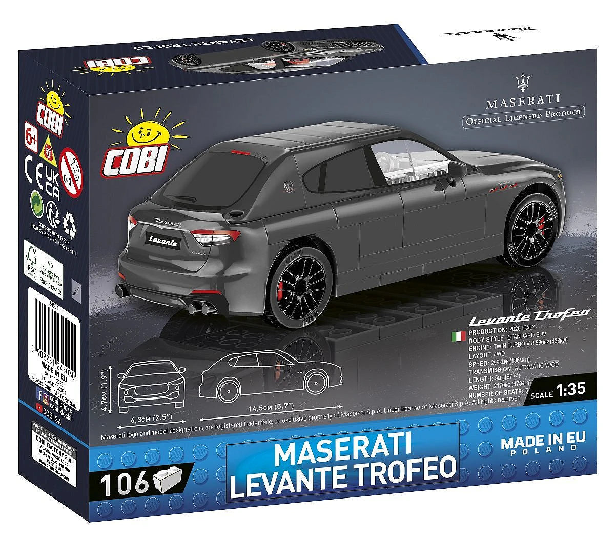 COBI Maserati Levante Trofeo: Set #24503