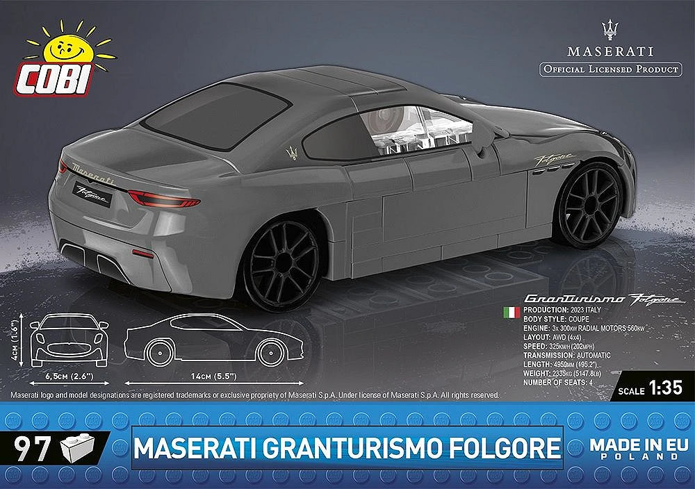 COBI Maserati GranTurismo Folgore: Set #24506