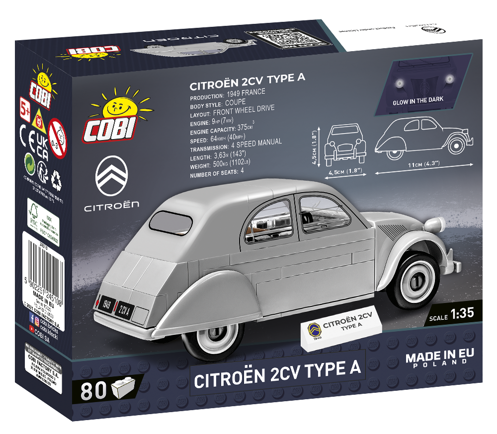 COBI Citroën 2CV Type A 1949: Set #24510